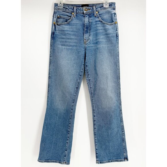 Khaite The Vivian Cropped Boot-Cut Jeans sz 28 - Picture 3 of 8